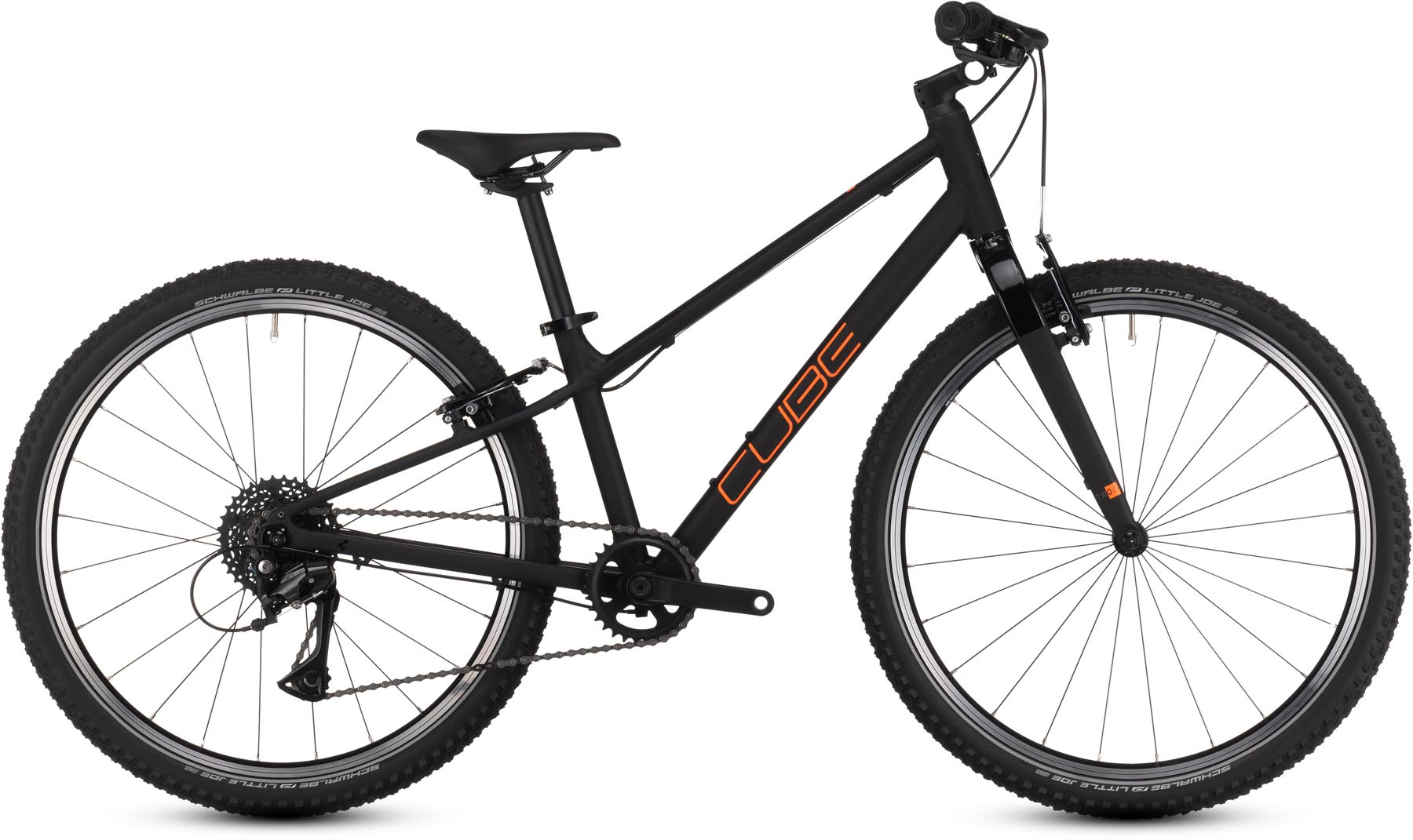 Cube Numove 240 black n orange 2025 - Kinderfiets 24 inch