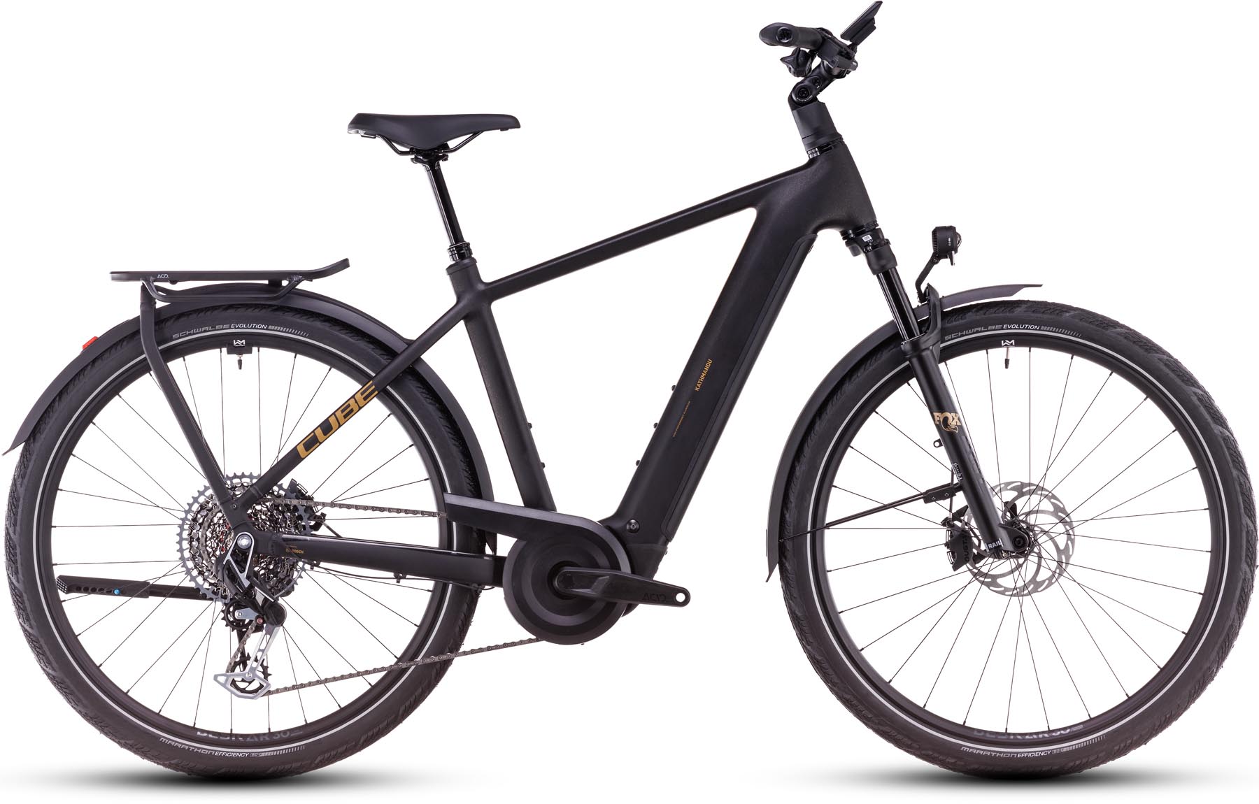 Cube Kathmandu Hybrid SLT 800 golddust n black 2025 - E-Bike Trekkingfiets Heren