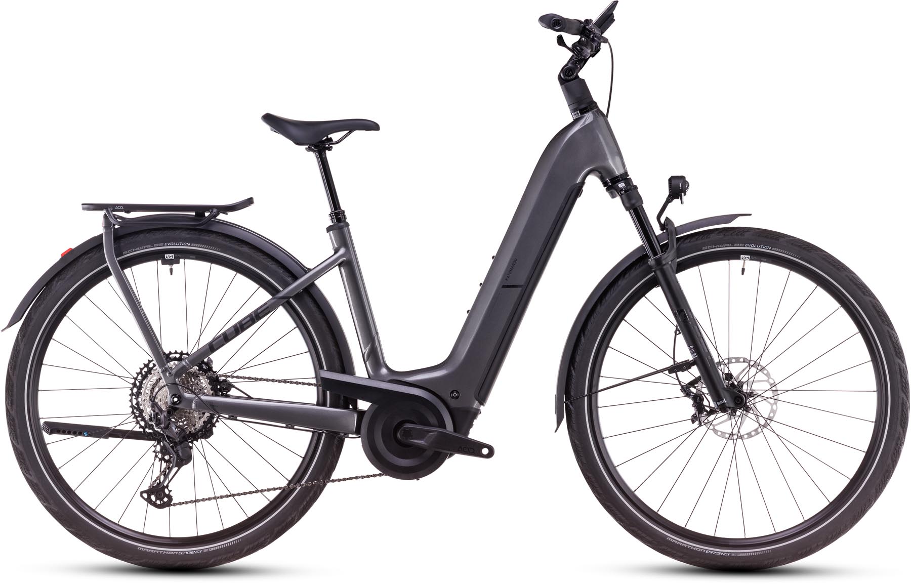 Cube Kathmandu Hybrid SLX 800 graphite n black 2025 - E-Bike Trekkingfiets lage instap