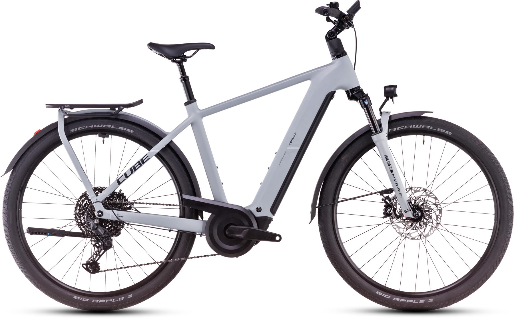 Cube Kathmandu Hybrid EX 800 haze n black 2025 - E-Bike Trekkingfiets Heren