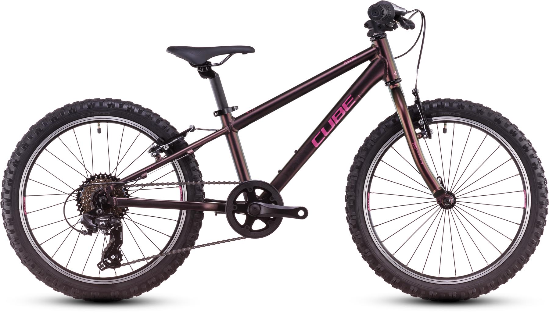 Cube Acid 200 molotov n pink 2025 - Kinderfiets 20 inch
