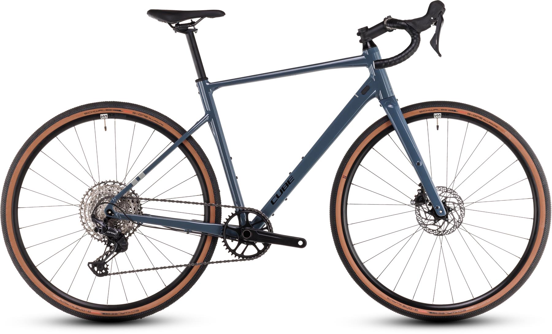 Cube Nuroad EX whale n black 2025 - Grindfiets