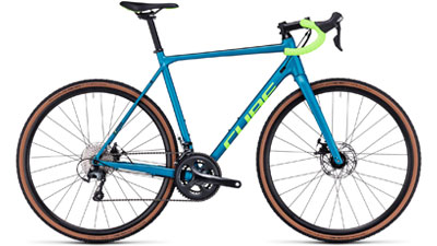 Cube Cross Race C:62 Pro racefiets in blauw.