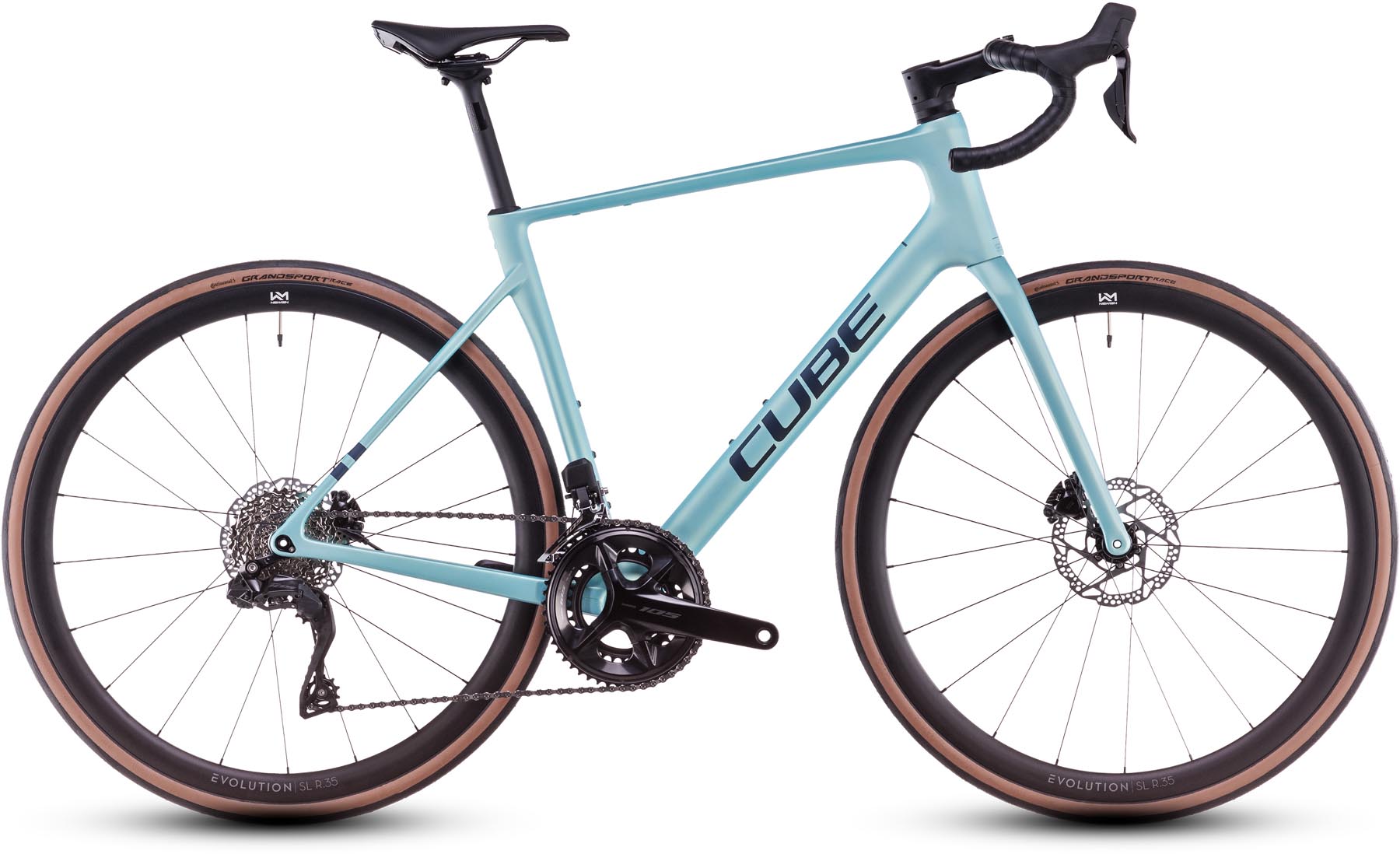 Cube Attain C:62 SLX lagoon n black 2025 - Carbon Racefiets