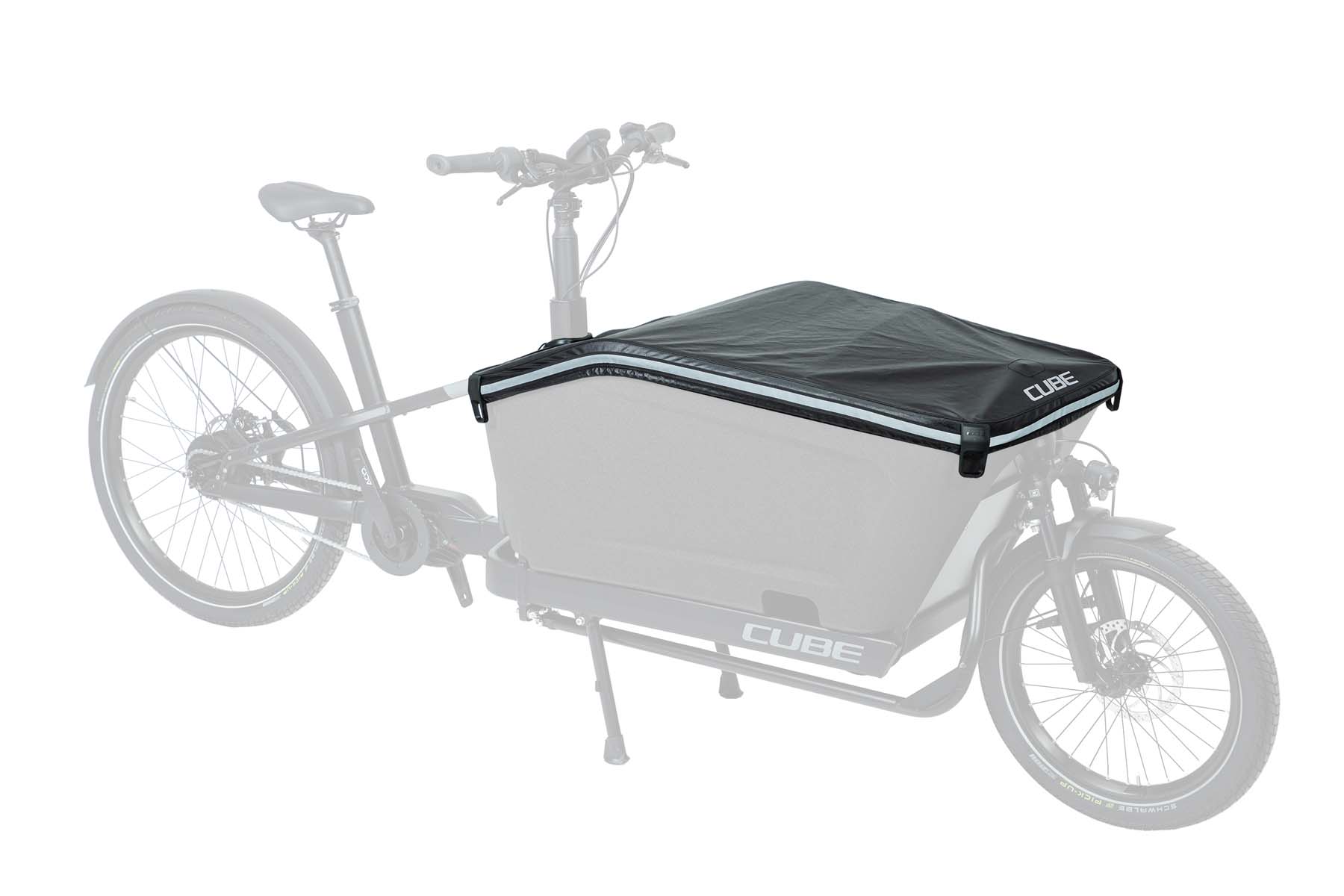 Cube Boxhoes voor CARGO zonder zitbank zwart