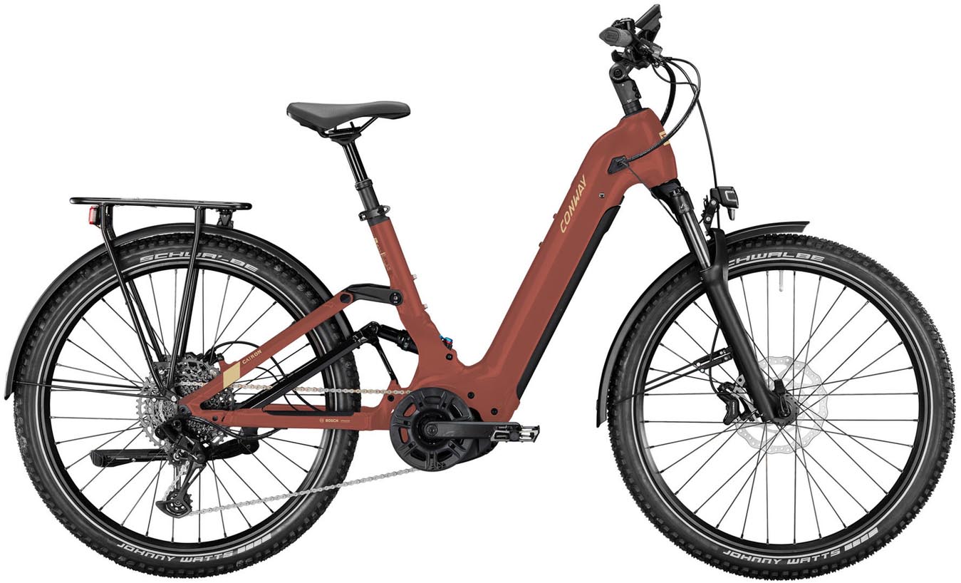 Conway Cairon C FS 2.0 625Wh rustred 2025 - E-Bike Hardtail Mountainbike lage instap