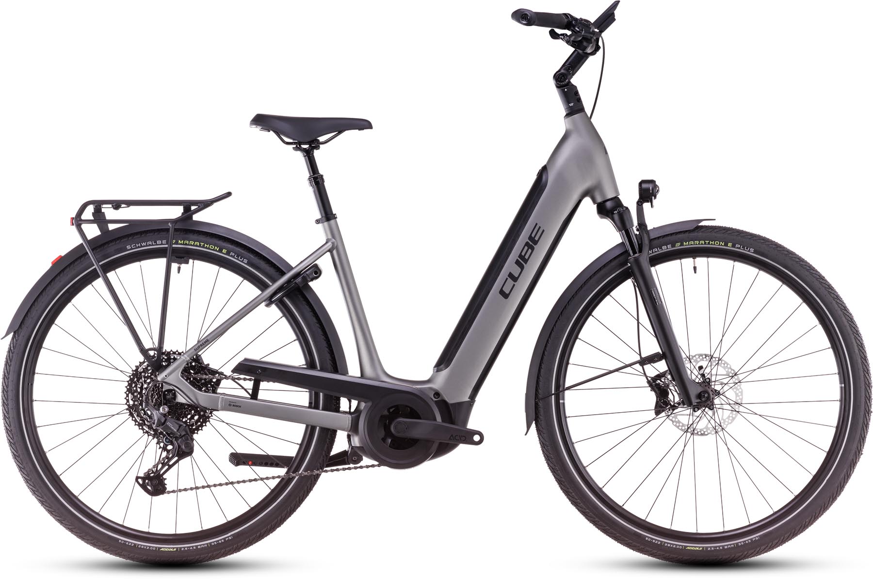 Cube Supreme Hybrid SLX 625 grey n lunar 2025 - E-Bike Trekkingfiets lage instap