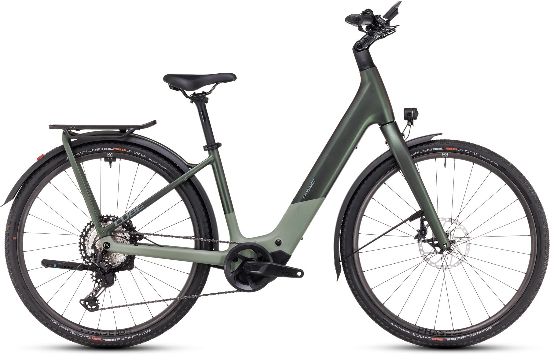 Cube Kathmandu Hybrid C:62 SLT 400X stellar n origanogreen 2025 - E-Bike Trekkingfiets lage instap