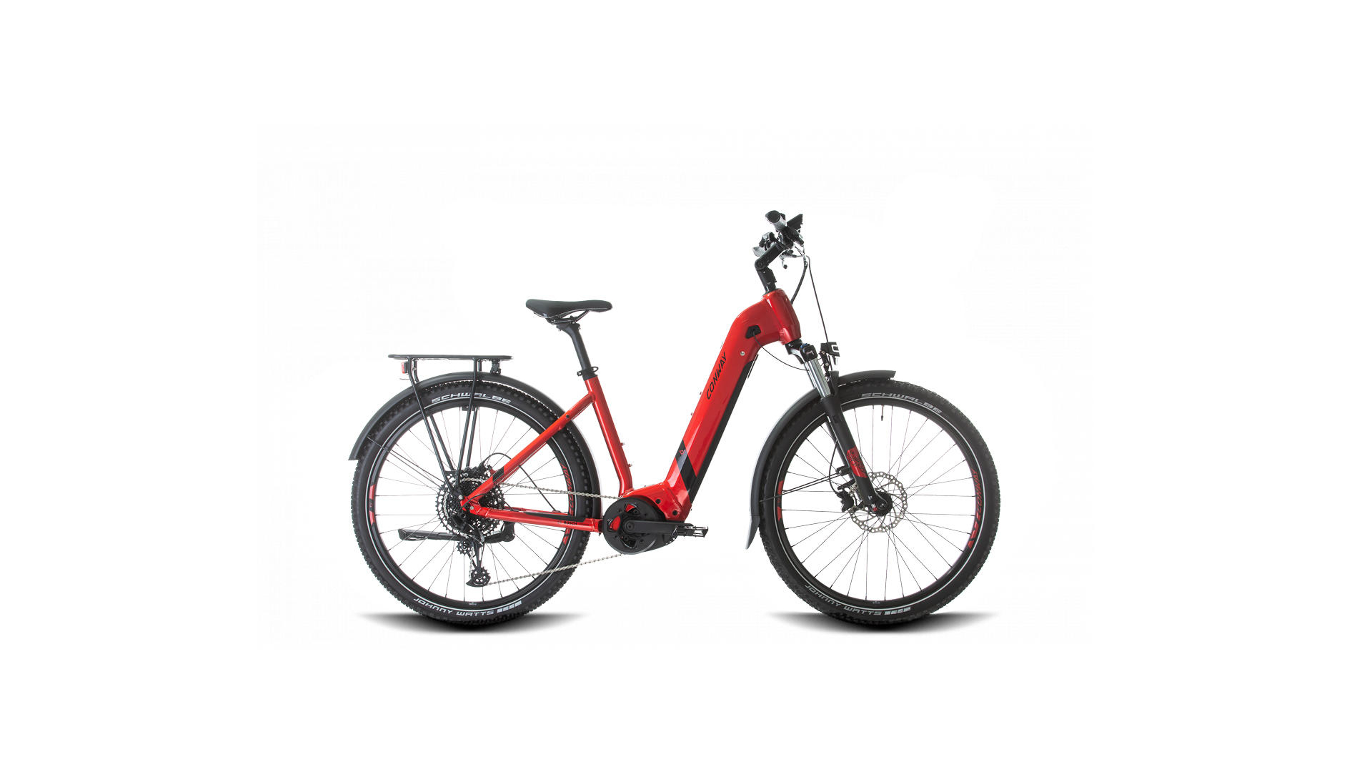 Conway Cairon C 3.0 625Wh red metallic / black metallic 2024 - E-Bike Hardtail Mountainbike lage instap