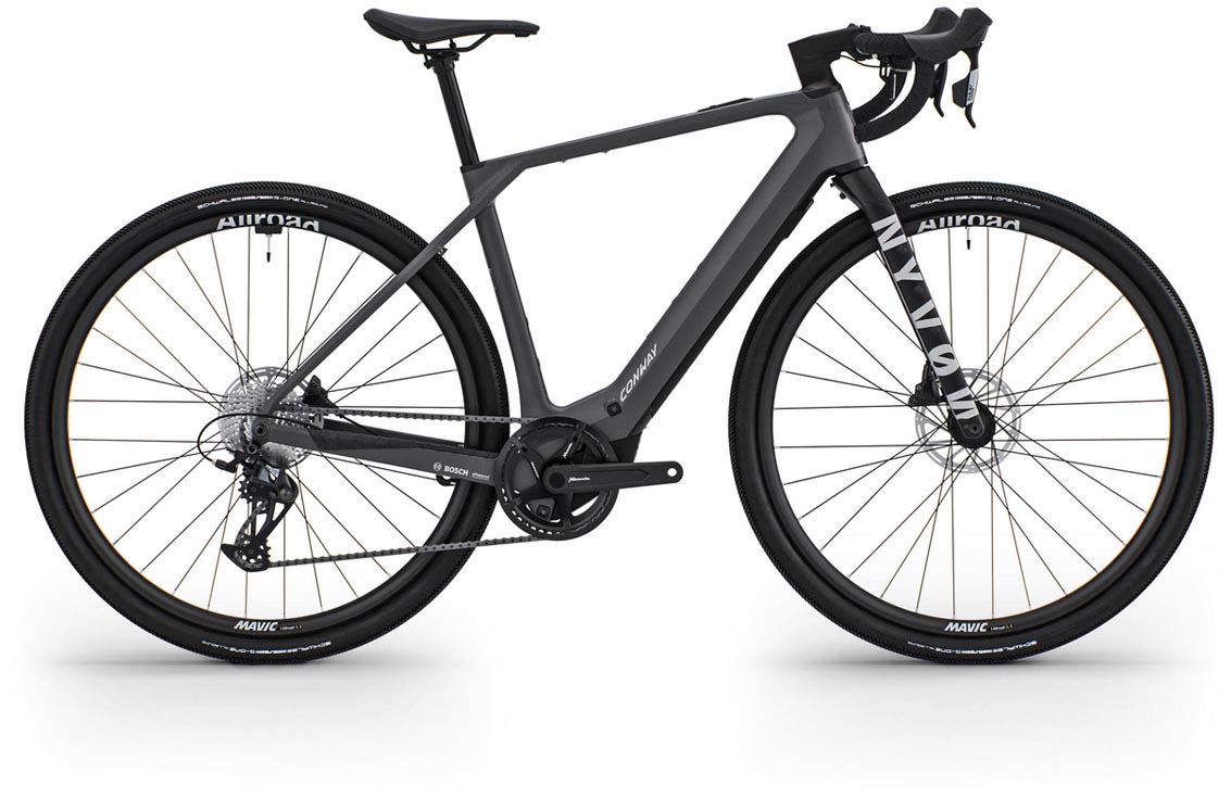 Conway Nyvon 9.0 400Wh graphitegrey matt / silver matt 2025 - E-Bike Grindfiets