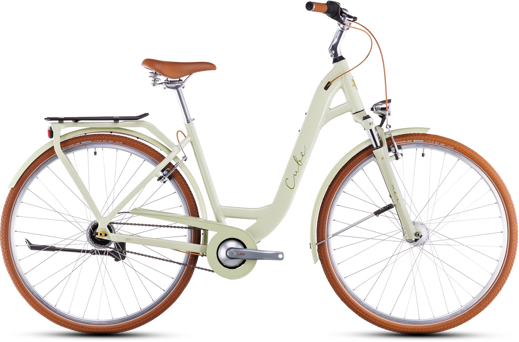 Cube Ella matchagreen n green 2025 - Trekkingfiets lage instap