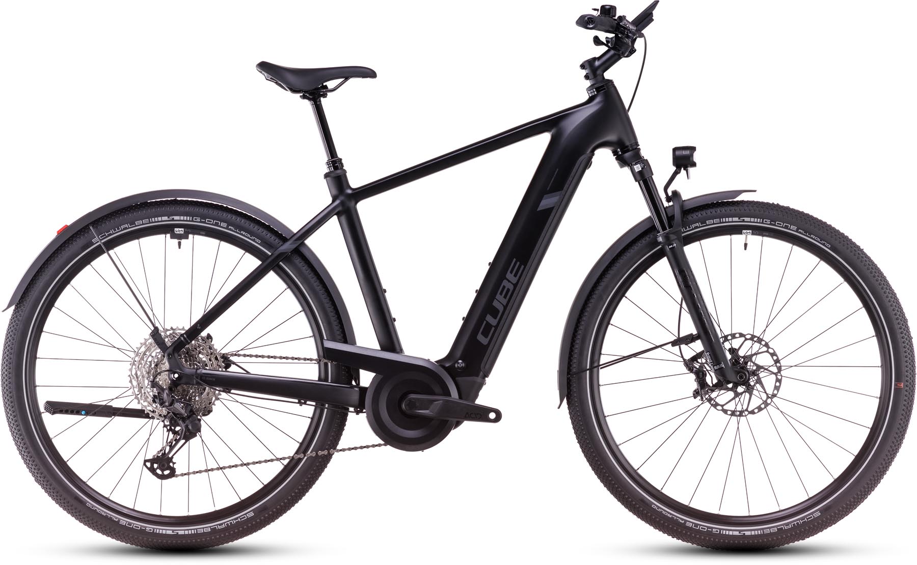 Cube Nuride Hybrid SLX Allroad 800 black n reflect 2025 - E-Bike Trekkingfiets Heren