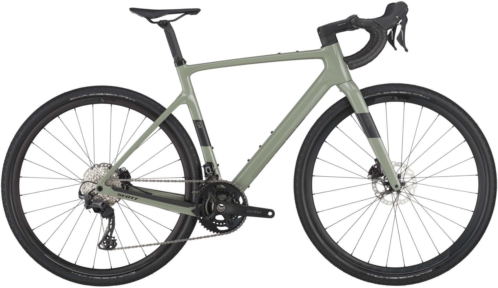 Scott Addict Gravel 50 undergrowth green 2025 - Grindfiets