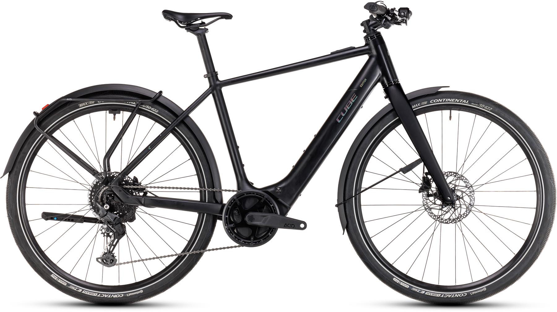 Cube Editor Hybrid Pro FE 400X black n spectral 2025 - E-Bike Fitnessfiets Heren