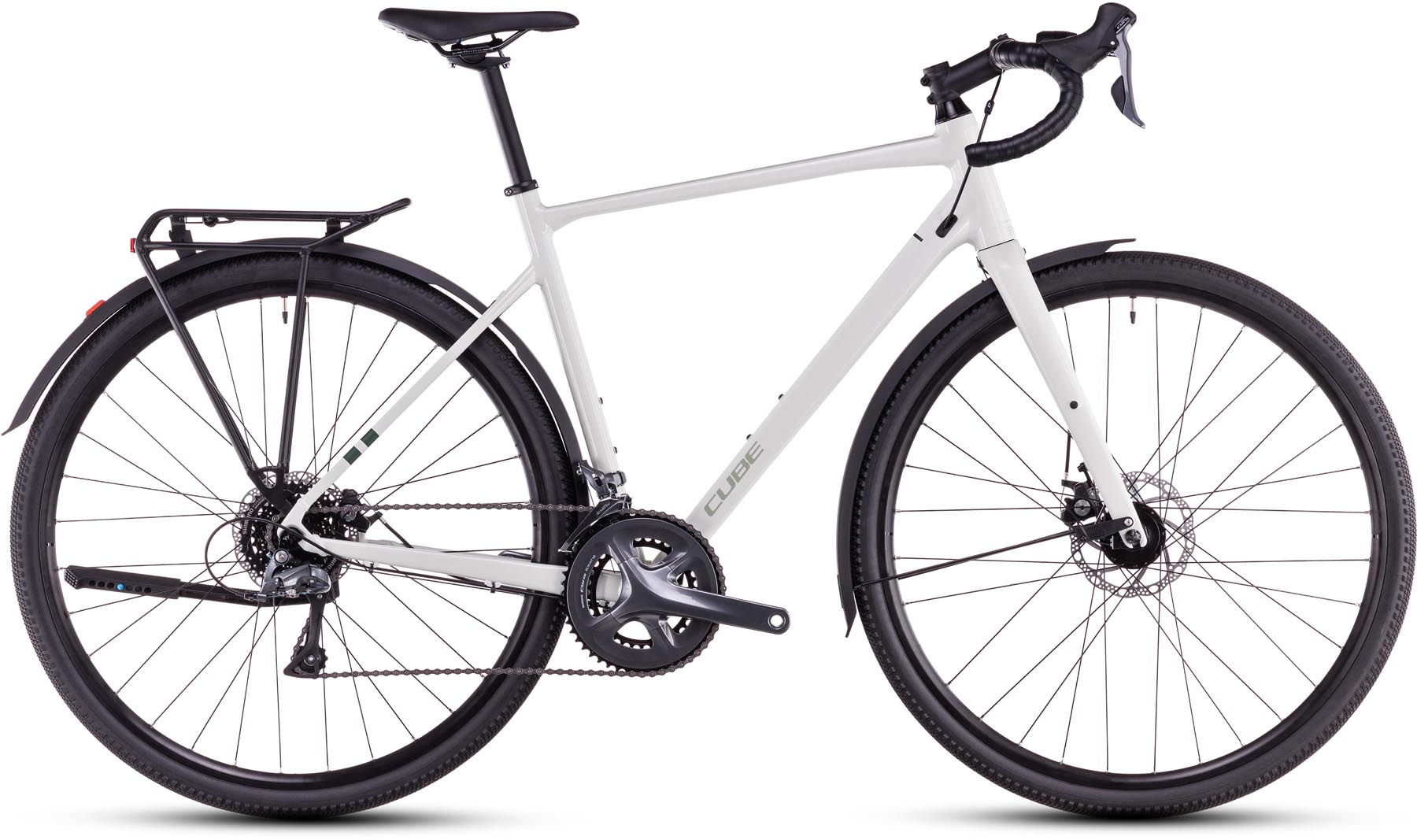Cube Nuroad ONE FE desertstone n green 2025 - Grindfiets
