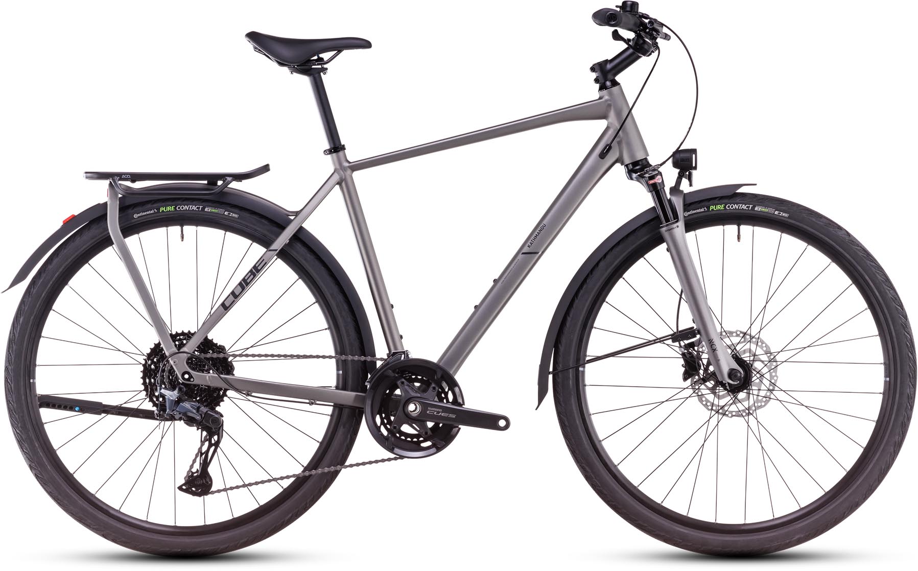 Cube Kathmandu EXC grey n black 2025 - Trekkingfiets Heren
