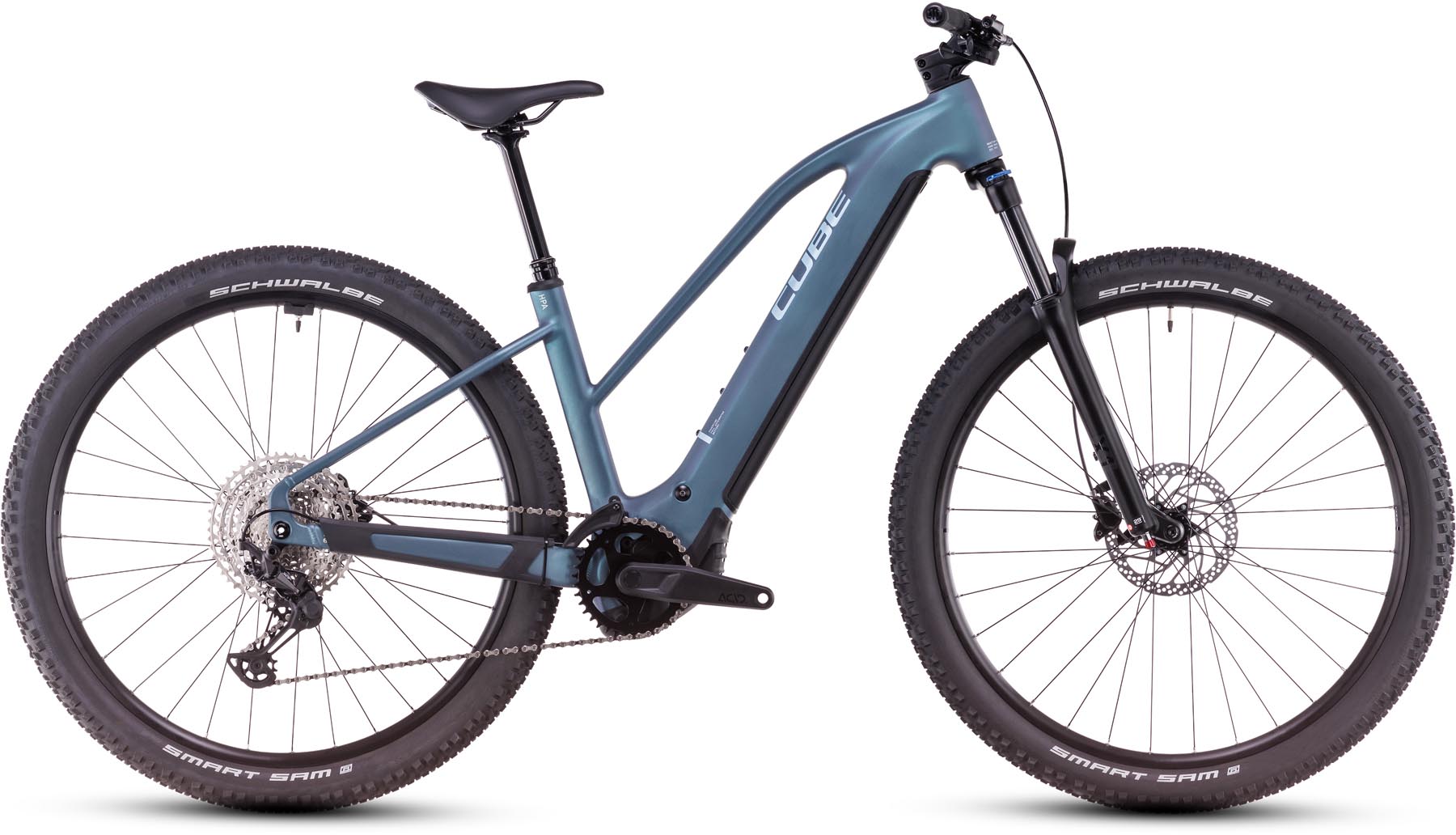 Cube Reaction Hybrid Pro 800 smaragdgrey n prism 2025 - E-Bike Hardtail Mountainbike Dames