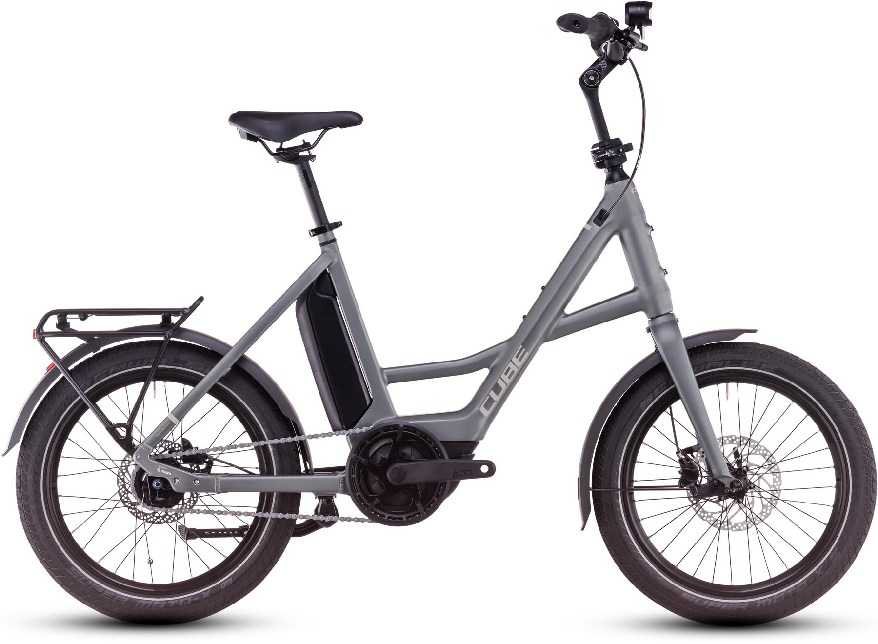 Cube Compact Hybrid Comfort 500 flashgrey n`smoke 2025 - E-Bike Compactfiets