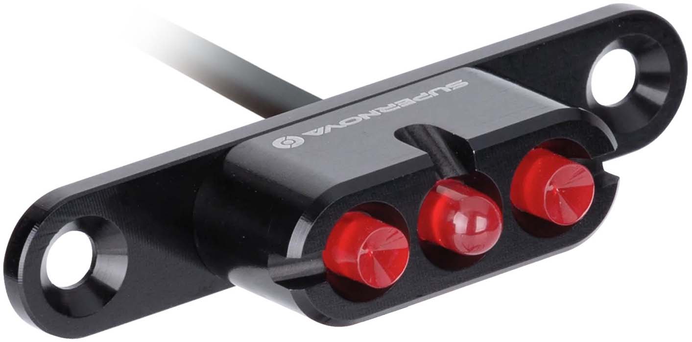 Supernova E-bike achterlicht E3 Achterlicht 2 voor zadelpen 12 V