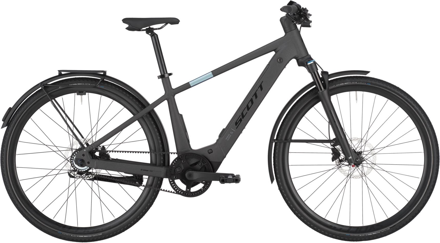 Scott Passage 10 Belt midnight grey 2025 - E-Bike Trekkingfiets Heren