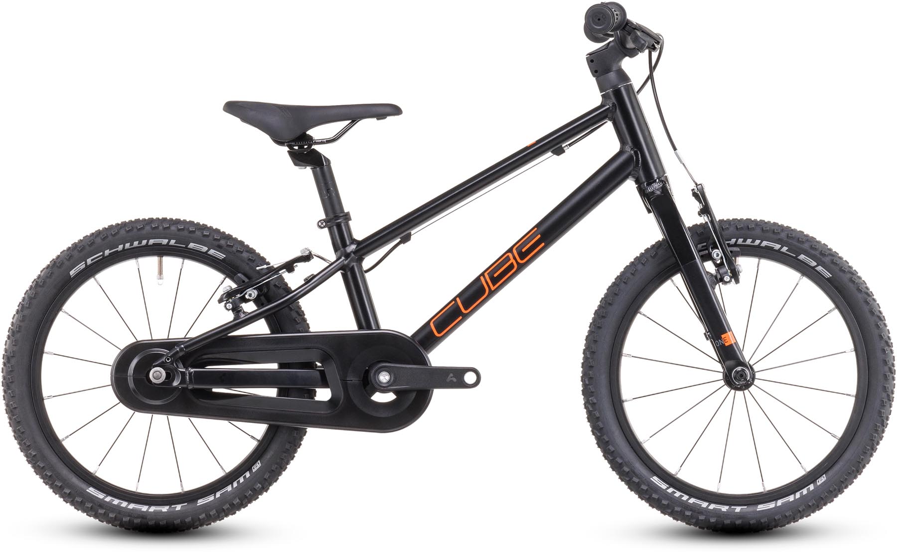 Cube Numove 160 black n orange 2025 - Kinderfiets 16 inch