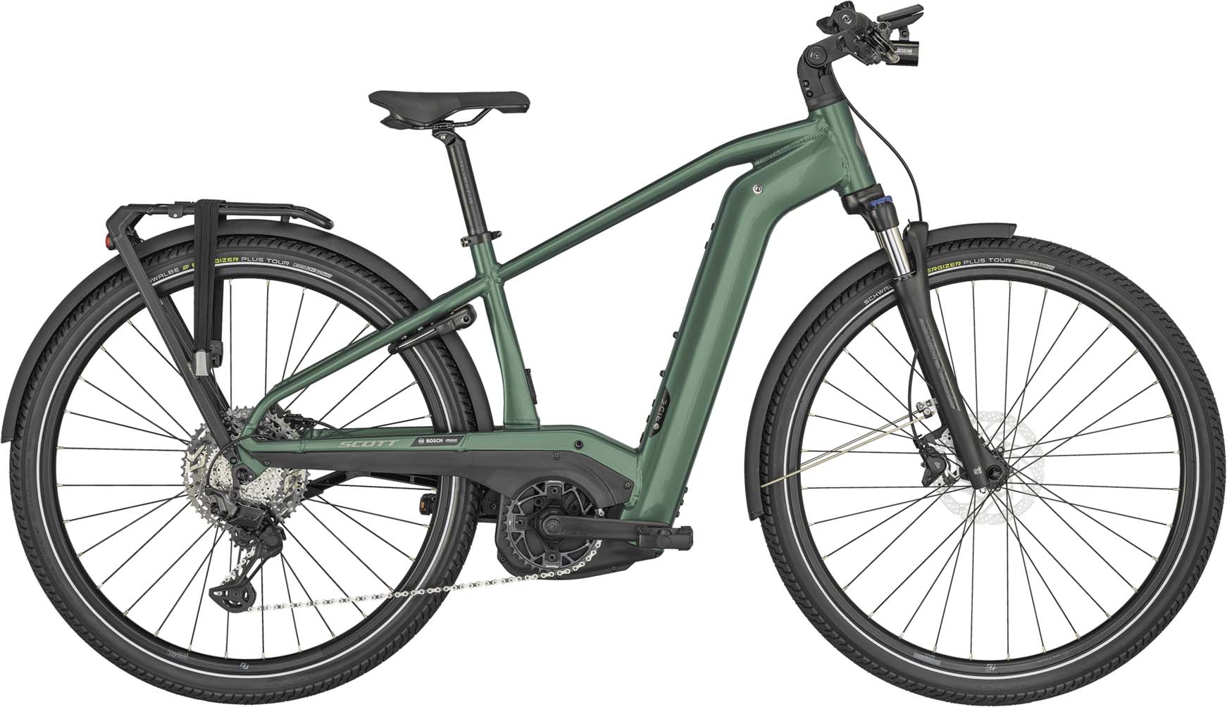 Scott Sub Sport eRIDE 10 Men Malachite Green 2024 - E-Bike Trekkingfiets Heren
