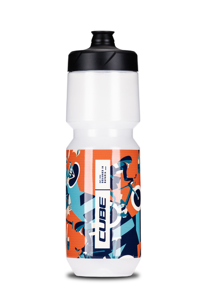 Cube Flow 750 drinkfles - blauw'n'oranje