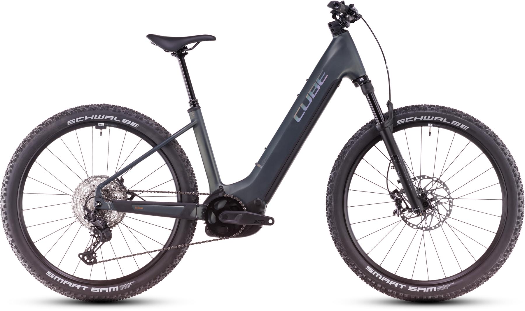 Cube Reaction Hybrid SLX 800 sagebrushgreen n prism 2025 - E-Bike Hardtail Mountainbike lage instap