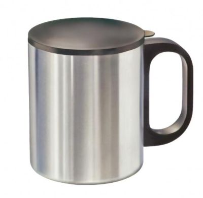 Mato mok met deksel, roestvrij staal - ca. 0,3 liter