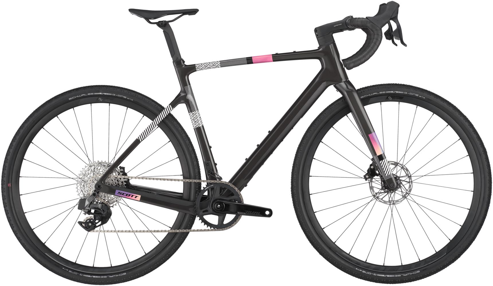 Scott Addict Gravel 30 carbon black 2025 - Grindfiets