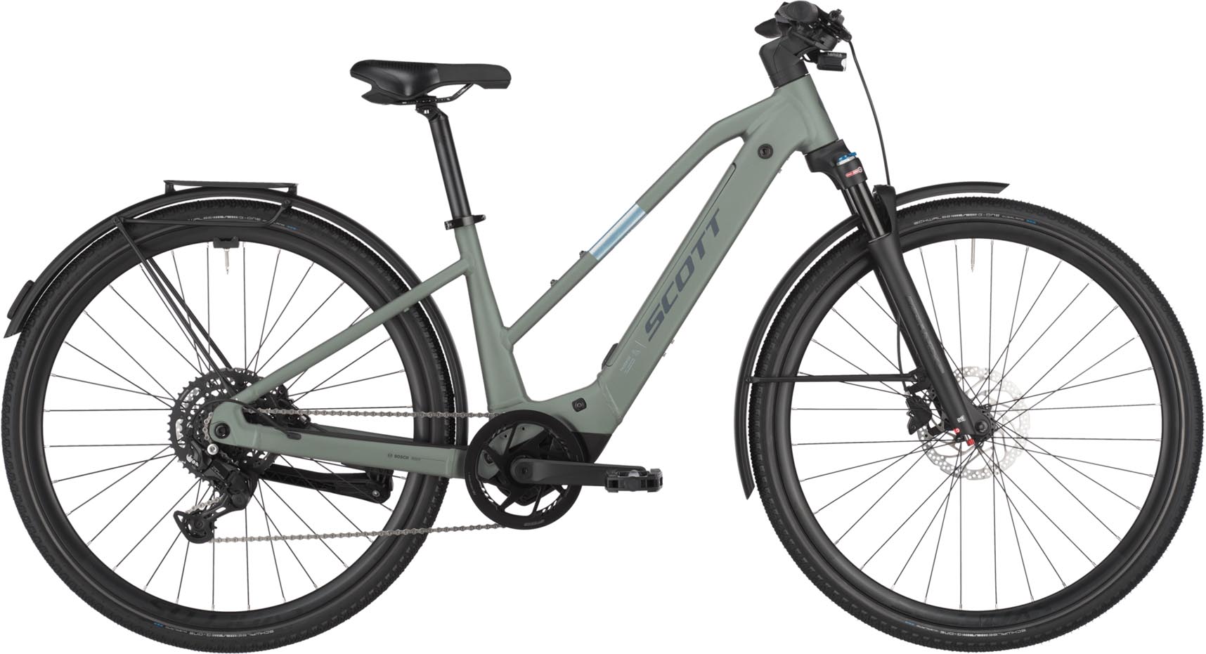 Scott Passage 30 Slope highland green 2025 - E-Bike Trekkingfiets Dames