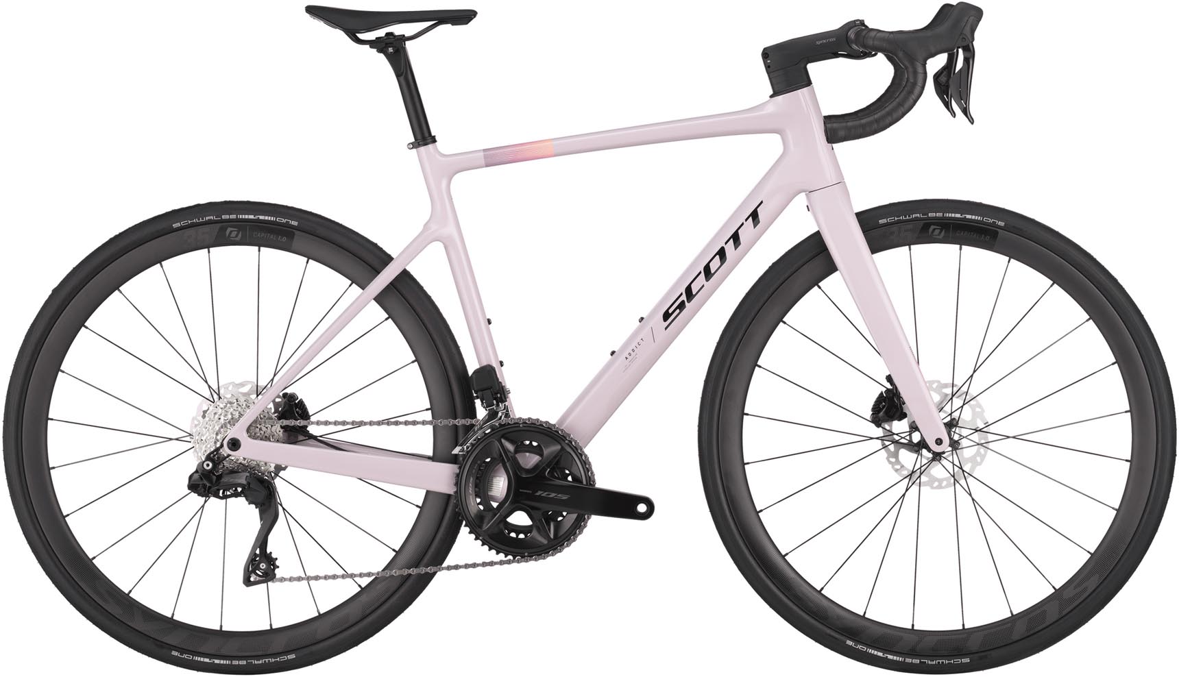 Scott Addict 30 hushed pink 2025 - Carbon Racefiets