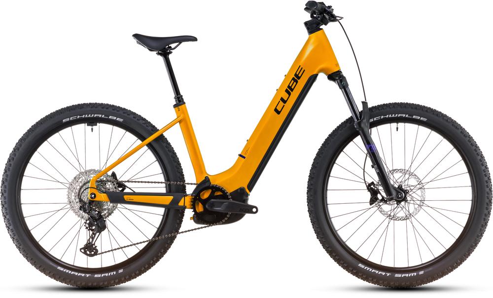 Cube Reaction Hybrid SLX 800 spectraorange n violet 2025 - E-Bike Hardtail Mountainbike lage instap