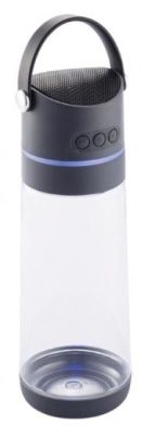 XD Xclusive drinkfles met luidspreker & sfeerlicht, ca. 650 ml - antraciet