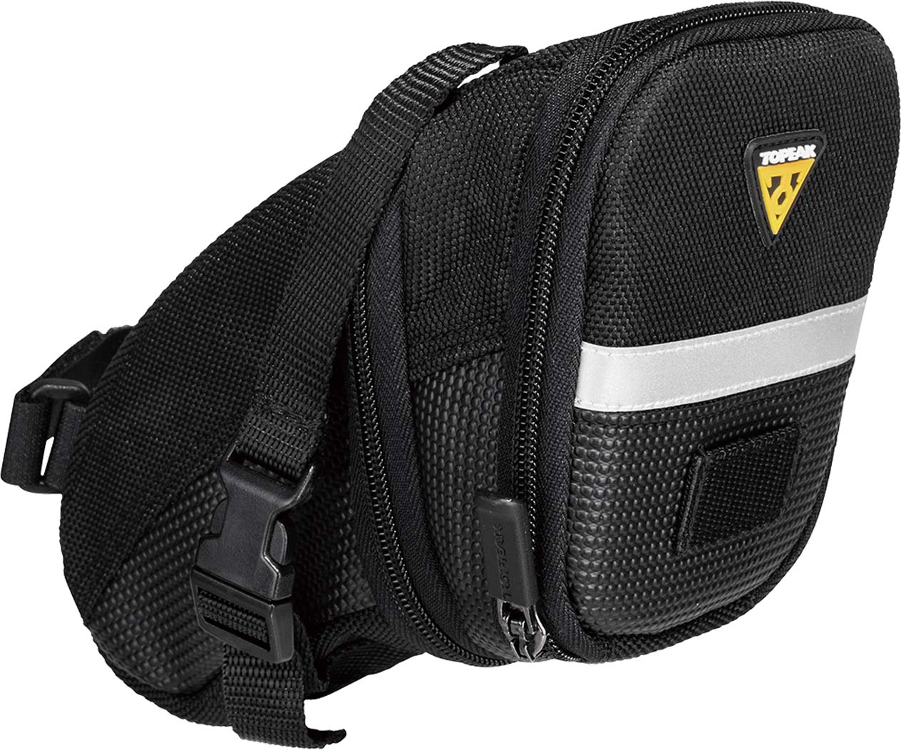 Topeak Zadeltas Aero Wedge Pack Riem medium zwart