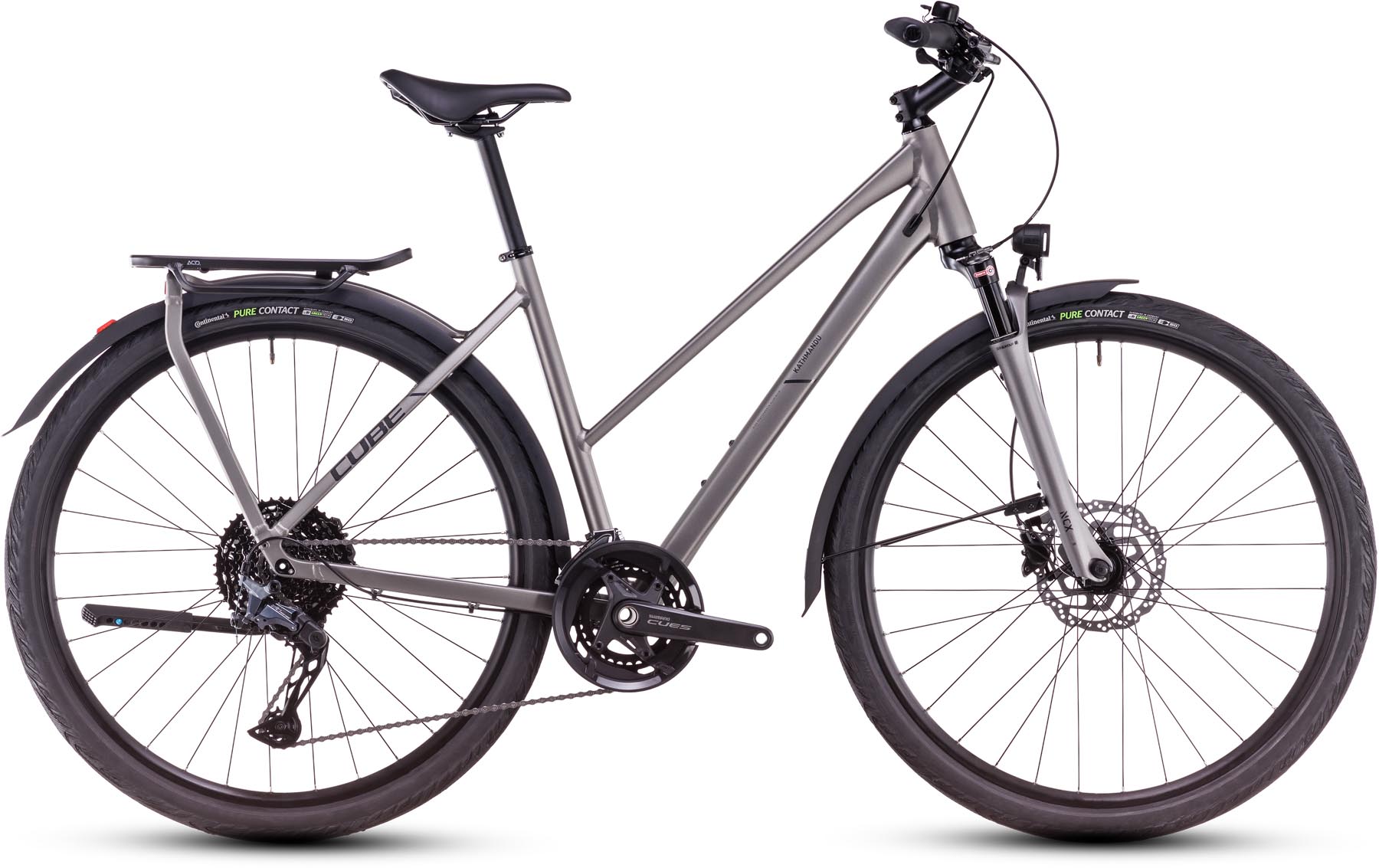 Cube Kathmandu EXC grey n black 2025 - Trekkingfiets Dames