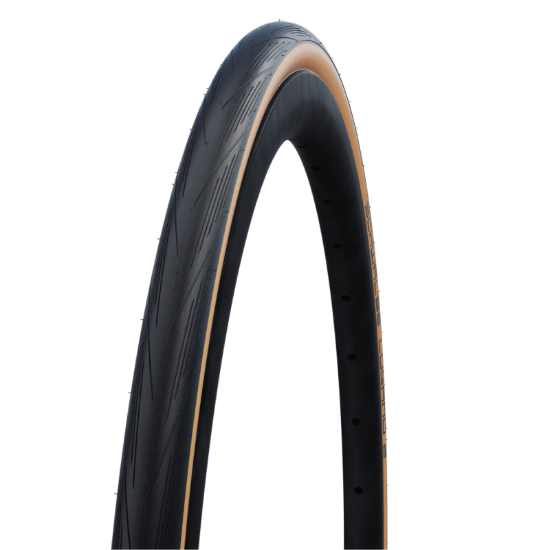 Schwalbe LUGANO 23-622 (700 x 23C) band, zwart, draad , 325 g