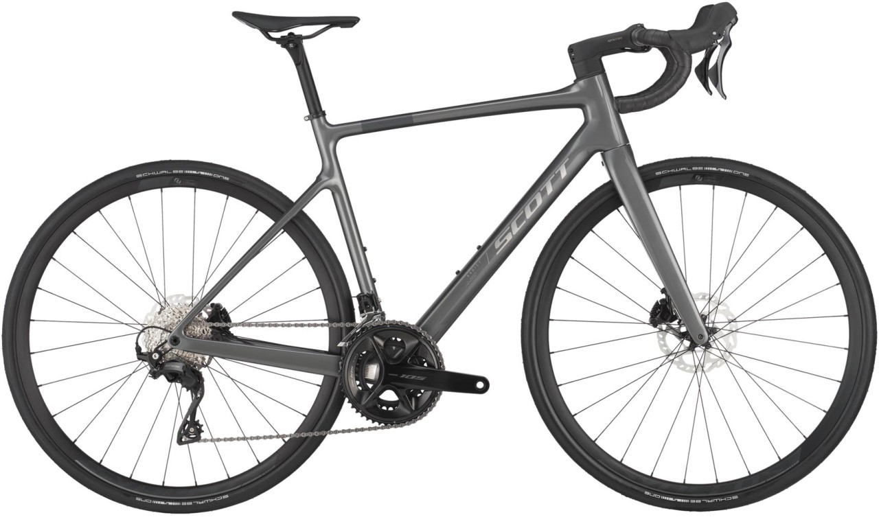 Scott Addict 50 slate grey 2025 - Carbon Racefiets