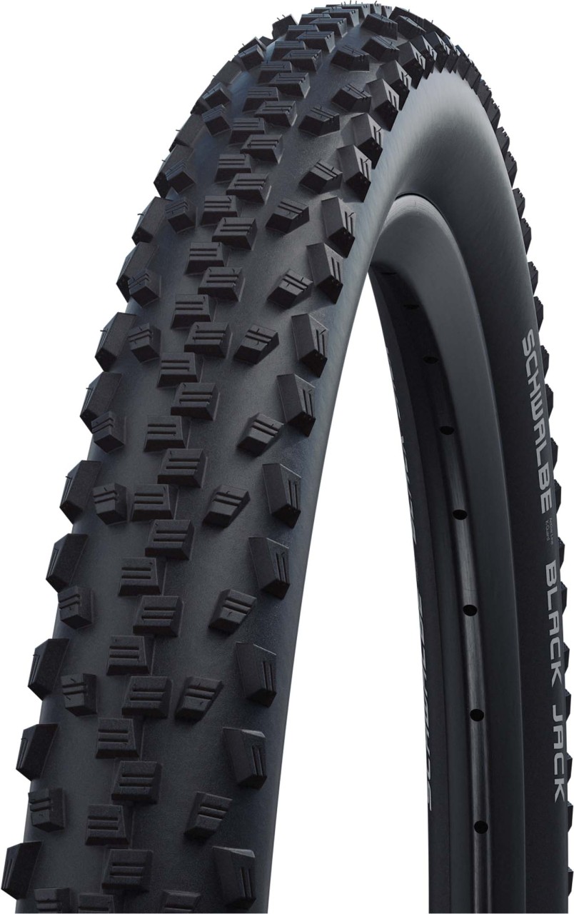 Schwalbe Banden BLACK JACK 50-559 26" x 2.00, 640 g, zwart