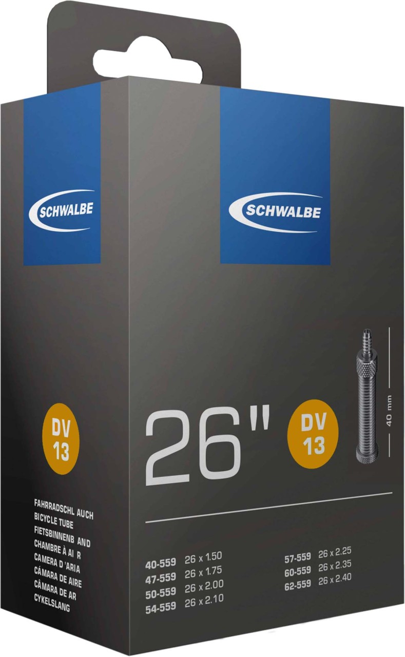 Schwalbe Binnenband 26x1,5-2,5 S DV13, nr. 13 (26")