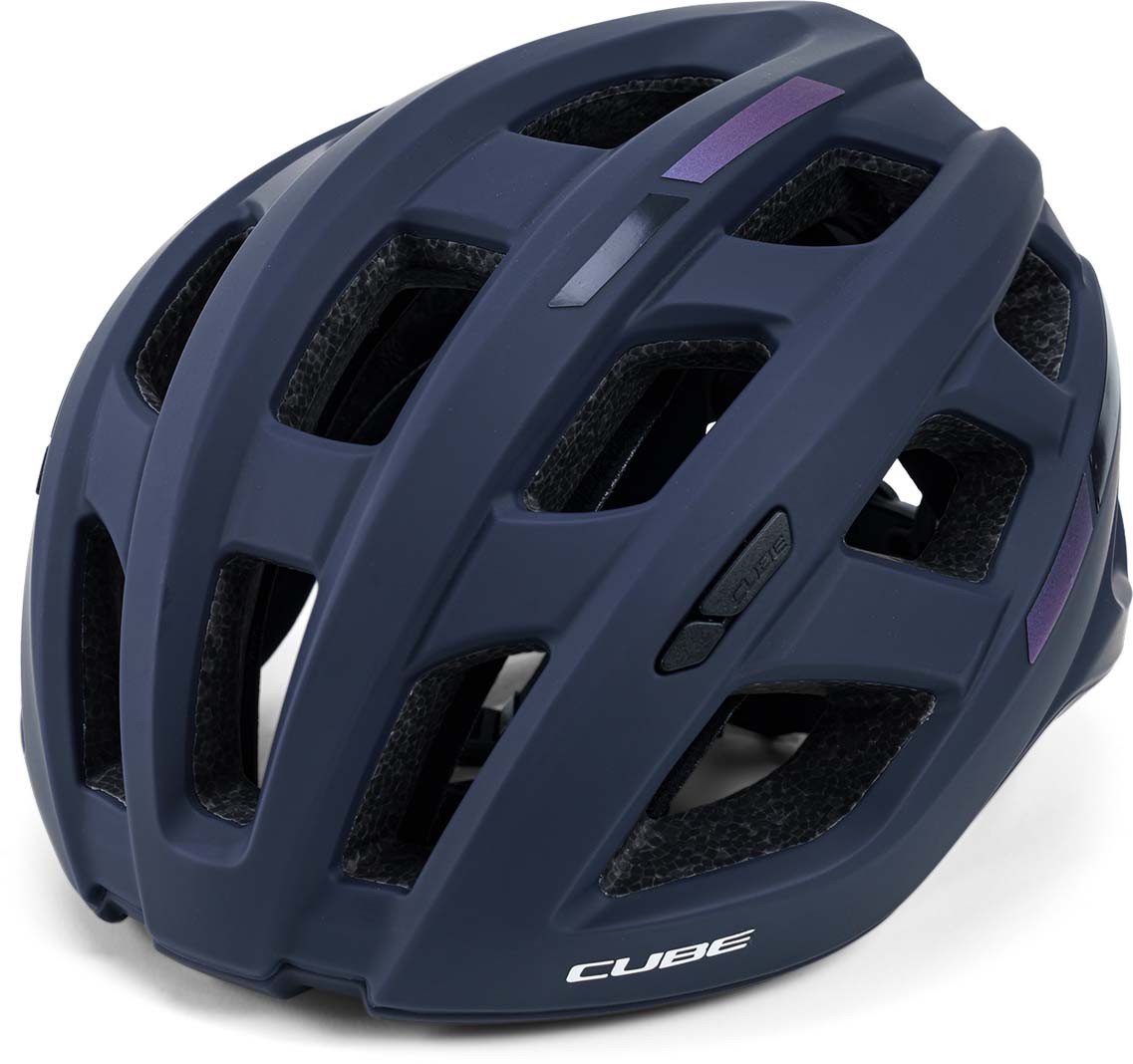 CUBE Helm ROAD RACE Teamline - blue'n'mint