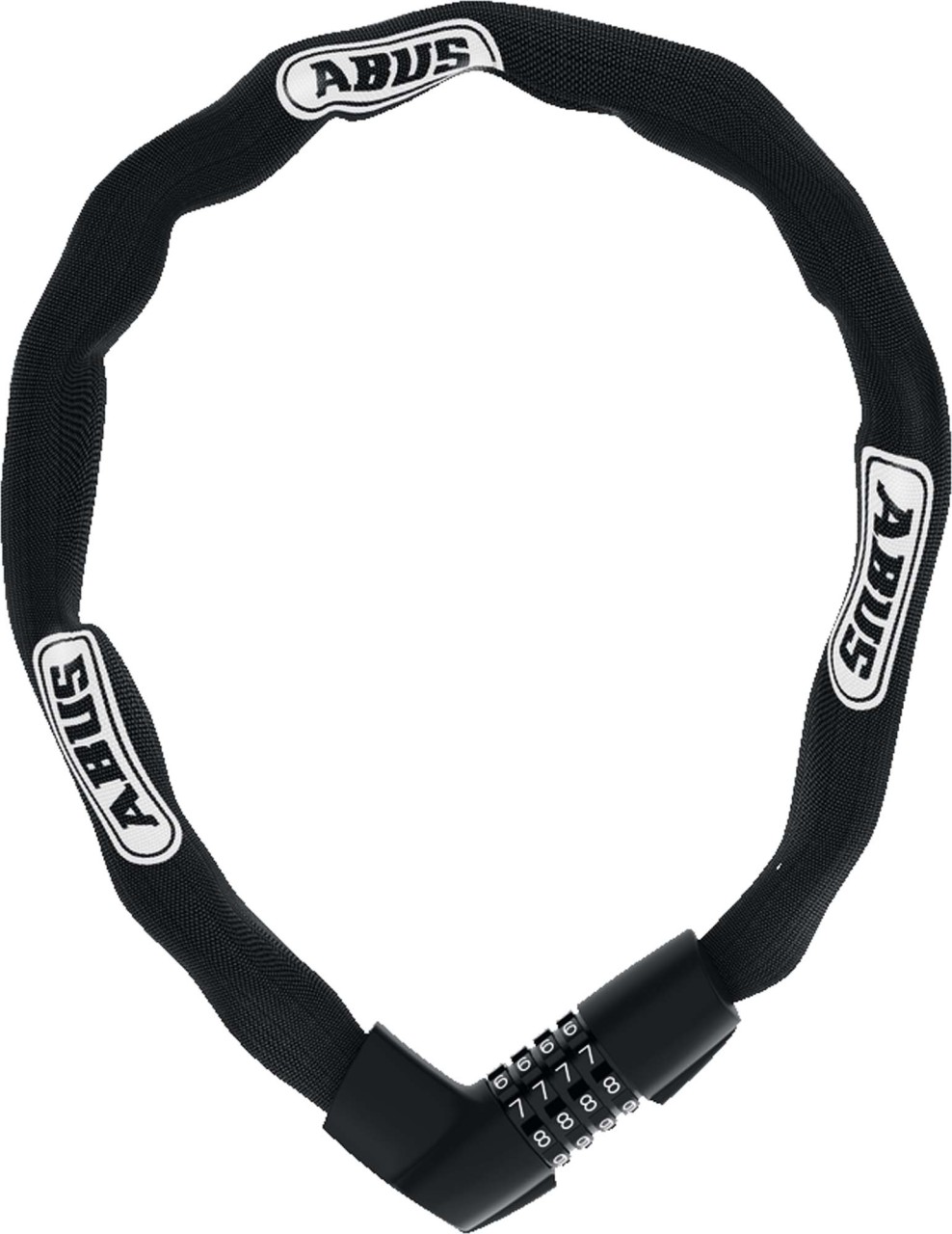 ABUS Combinatiekettingslot kluis 1385/75 6 mm zwart 75 cm