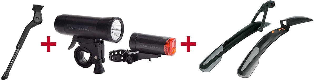 Scott Fietsstandaard + RFR Verlichtingsset + SKS Spatbordset