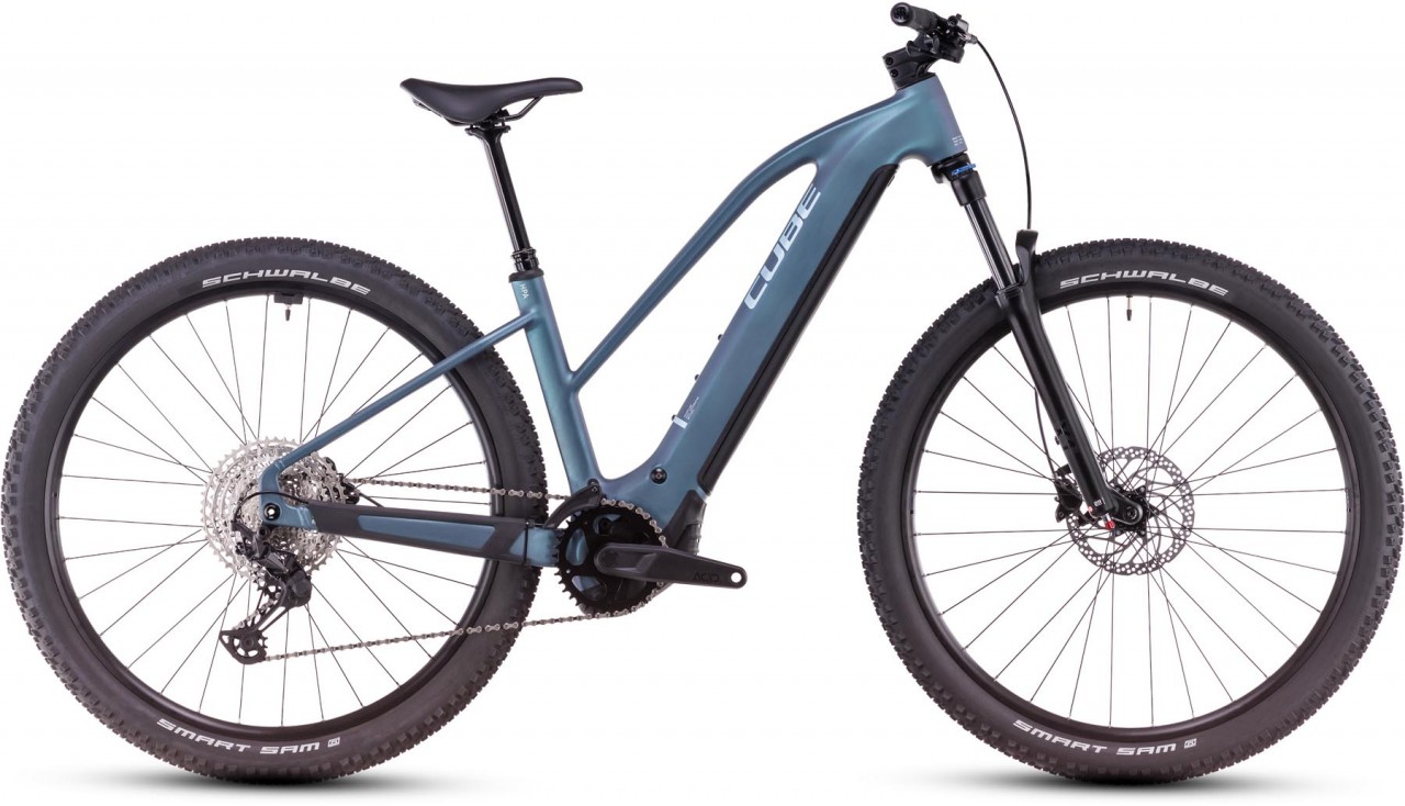 Cube Reaction Hybrid Pro 800 smaragdgrey n prism 2025 - E-Bike Hardtail Mountainbike Dames