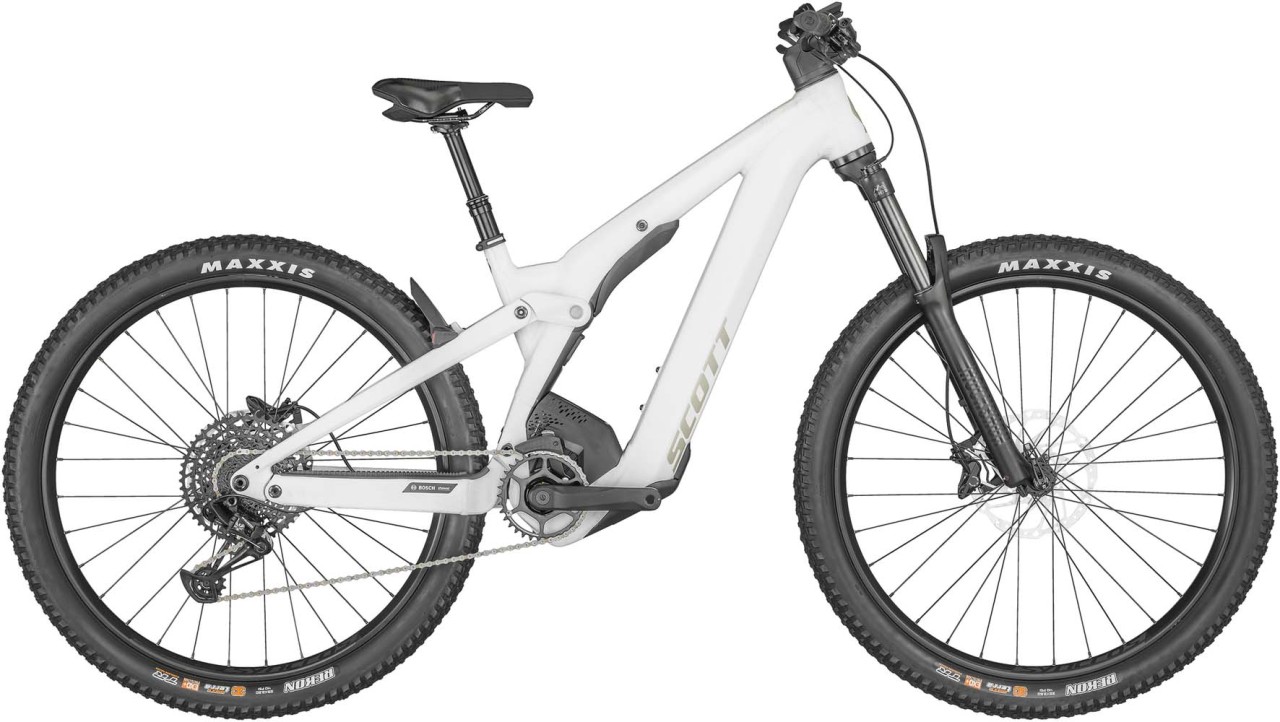 Scott Contessa Strike eRIDE 910 EVO White 2023 - E-Bike Fully Mountainbike Dames