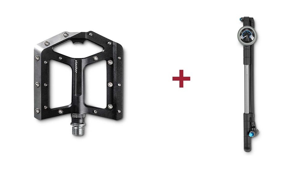 Cube Pedalen SLASHER + ACID Schokbrekerpomp RACE SHOCK 400