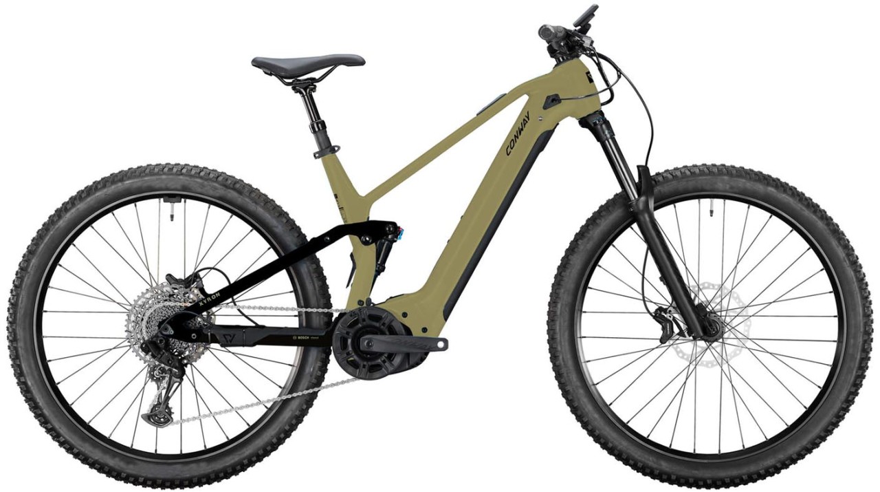 Conway Xyron ST 5.0 800Wh bronze matt / black matt 2025 - E-Bike Fully Mountainbike
