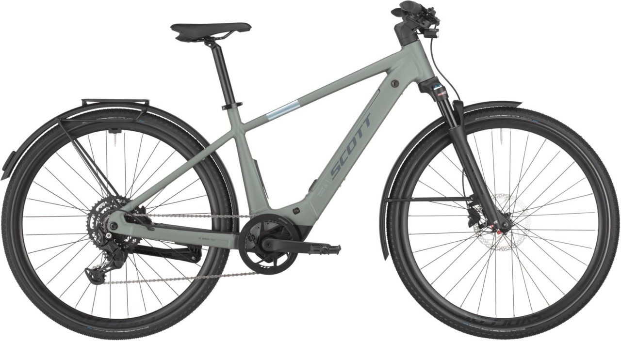 Scott Passage 30 highland green 2025 - E-Bike Trekkingfiets Heren
