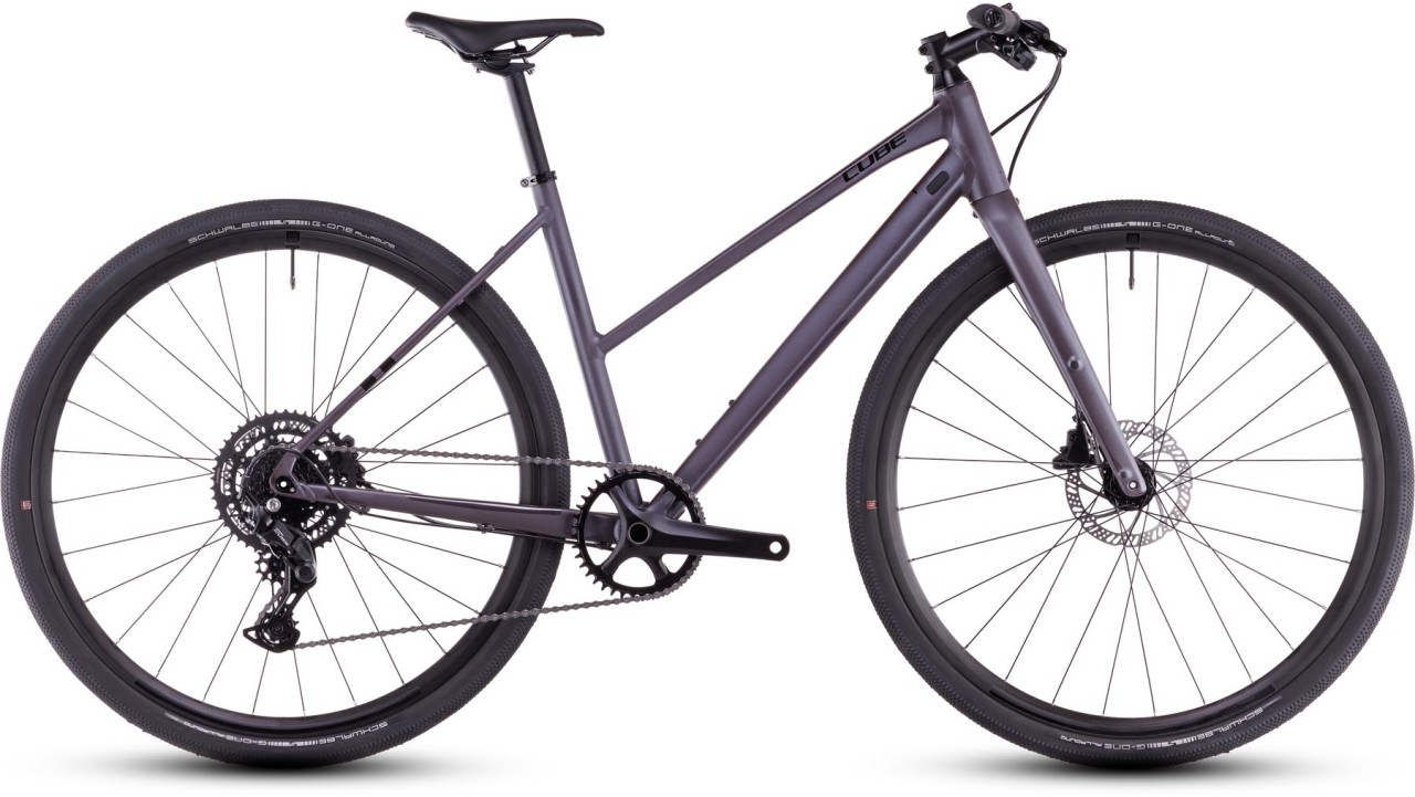 Cube Nulane ONE mineralgrey n black 2025 - Fitnessfiets Dames