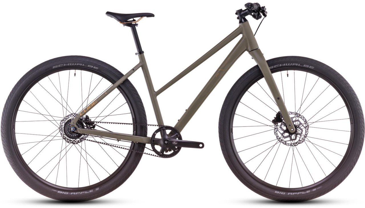Cube Hyde Pro dustyolive n gold 2025 - Fitnessfiets Dames